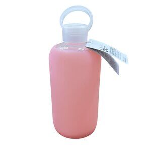 Bkr Rose Big Bottle 1 Liter 32 Oz Glass Water Bottle With Silicone Sleeve